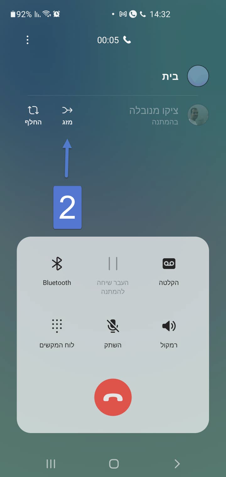 איך מוסיפים לשיחת ועידה משתתפים 